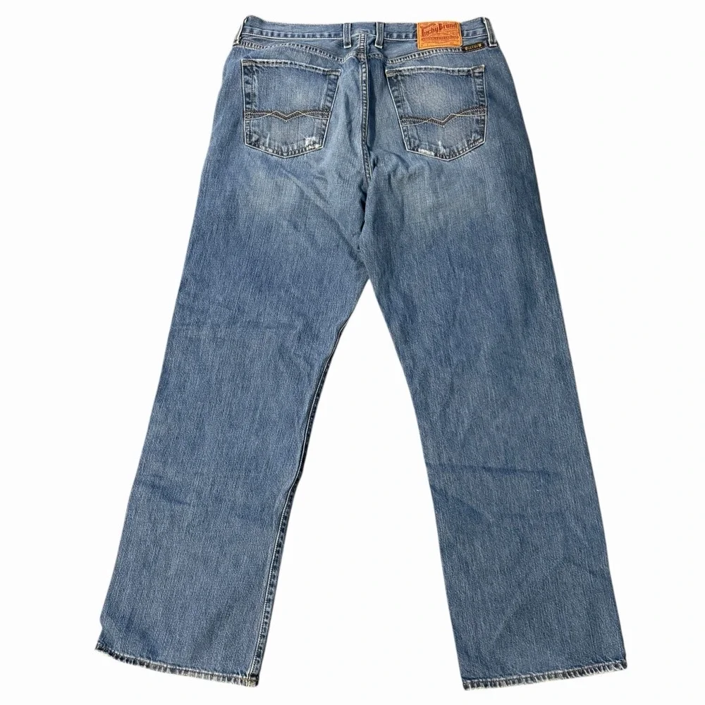 Lucky Brand Professor Regular Fit Straight‎ Leg Jeans Mens 36x30 Mexico Denim